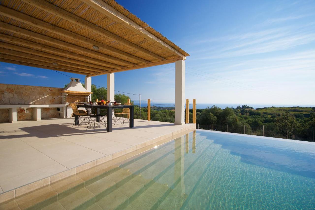 Exclusive Sea View Villa Madelaine 斯巴达 外观 照片