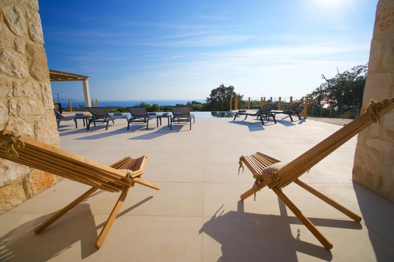 Exclusive Sea View Villa Madelaine 斯巴达 外观 照片