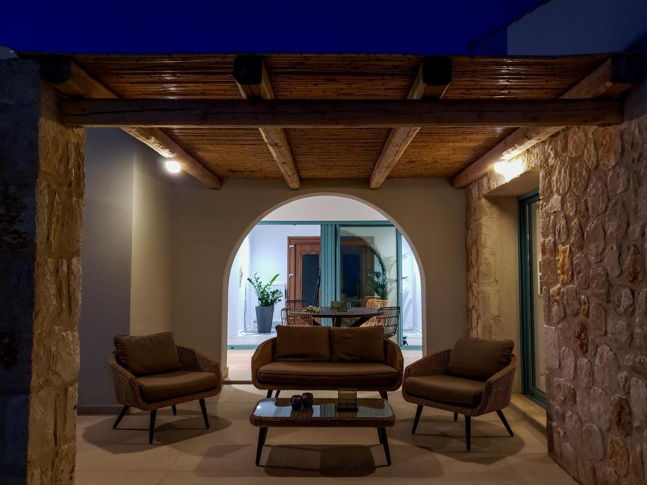 Exclusive Sea View Villa Madelaine 斯巴达 外观 照片