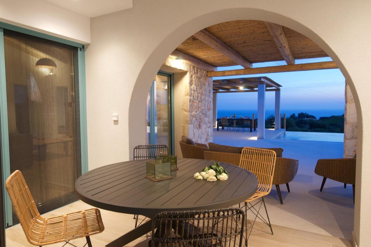 Exclusive Sea View Villa Madelaine 斯巴达 外观 照片