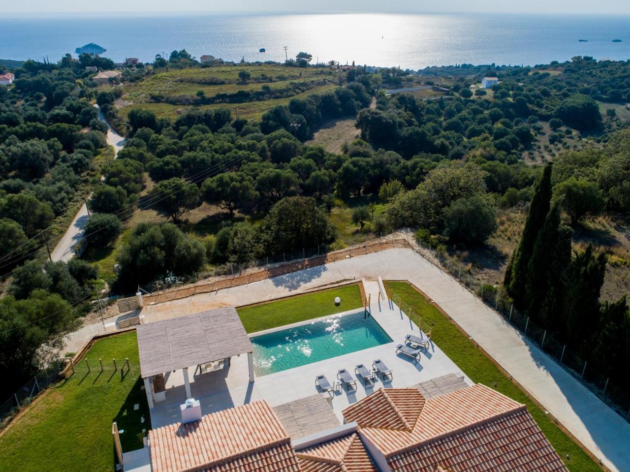 Exclusive Sea View Villa Madelaine 斯巴达 外观 照片