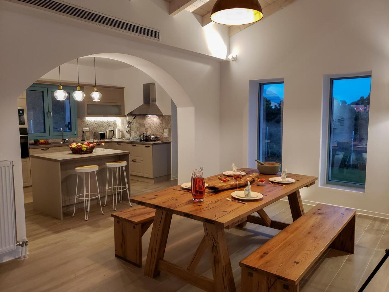Exclusive Sea View Villa Madelaine 斯巴达 外观 照片