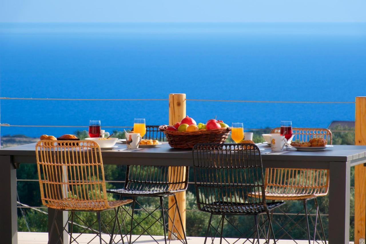 Exclusive Sea View Villa Madelaine 斯巴达 外观 照片