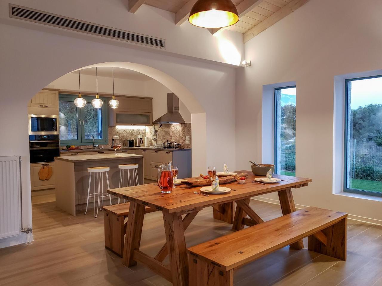 Exclusive Sea View Villa Madelaine 斯巴达 外观 照片