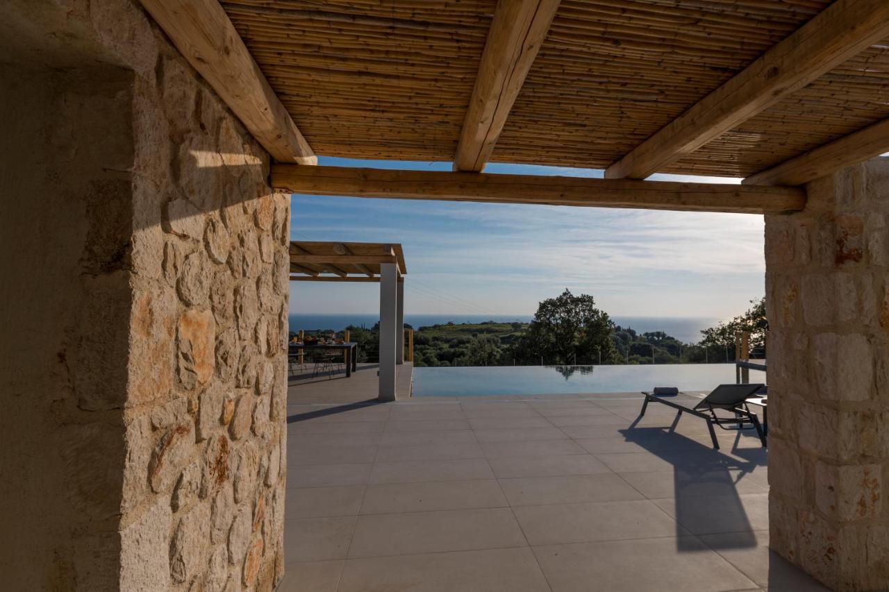 Exclusive Sea View Villa Madelaine 斯巴达 外观 照片